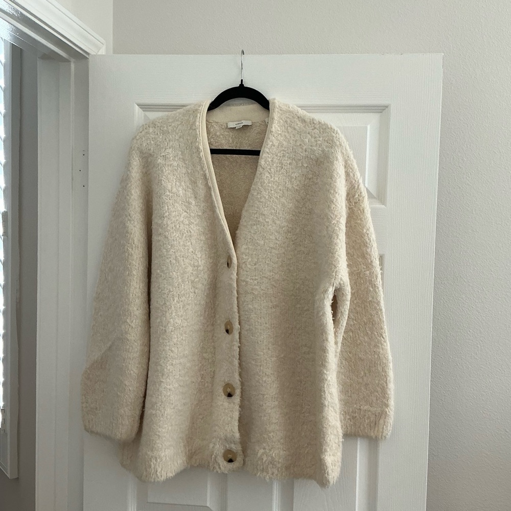 Cozy Cream Oversized Cardigan Sweater